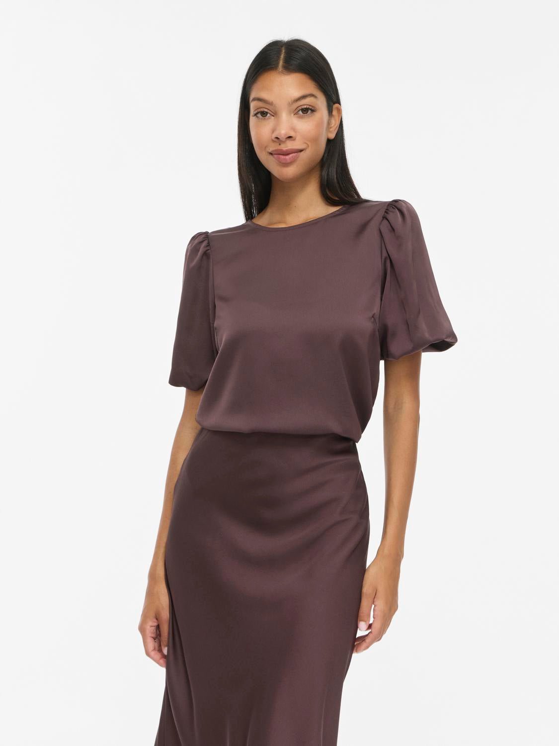 VIELLETTE Top - Raisin - VERO MODA & VILA Bergvik